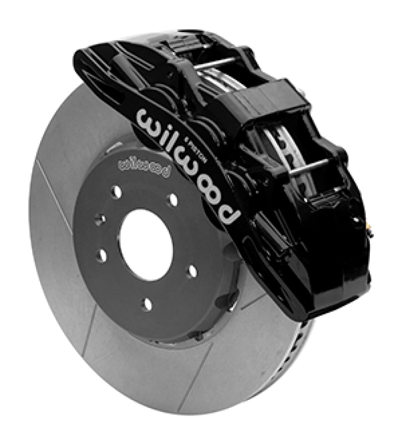 Wilwood — Wilwood 14-19 Chevrolet Corvette SX6R Front Brake Kit 14in SRP Slotted/Drilled Black - w/ Lines
BRAKE KIT
