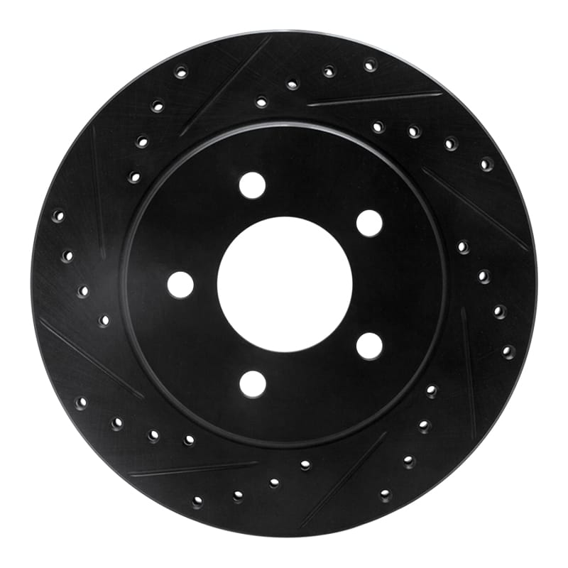 R1 Concepts — R1 91-02 Chrysler Grand Voyager Front Left Drilled & Slotted Black Brake Rotor
R1 Brake Rotor Drill