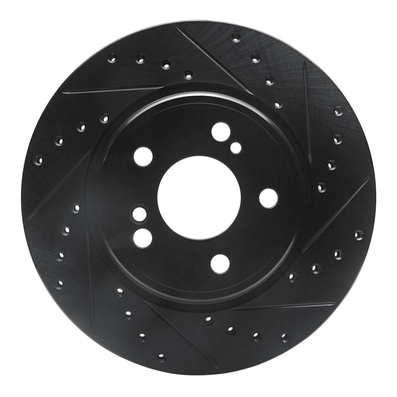 R1 Concepts — R1 93-02 Mercedes-Benz SL600 Rear Right Drilled & Slotted Black Brake Rotor
R1 Brake Rotor Drill