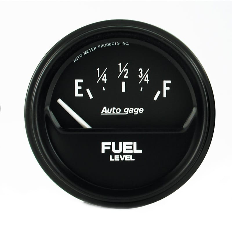 AutoMeter — Autometer AutoGage 2-5/8in 0-90 Short Sweep Electrical Fuel Level - Black
GA 2.6" FUEL 0-90 GM