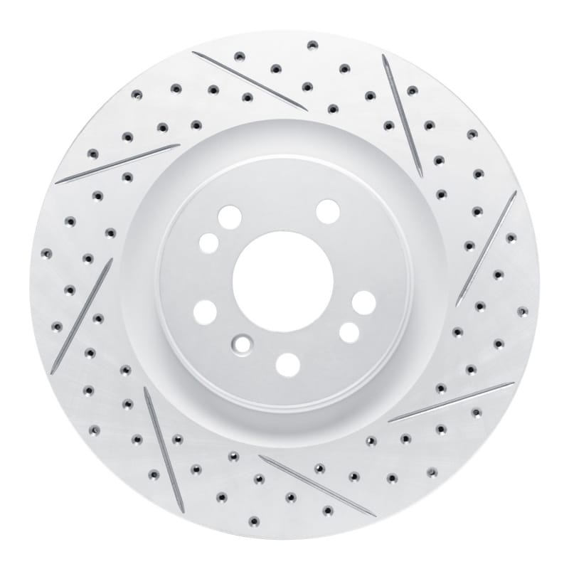 R1 Concepts — R1 06-12 Mercedes-Benz Ml350 Front Right Drilled & Slotted Geo-Carbon Rotor