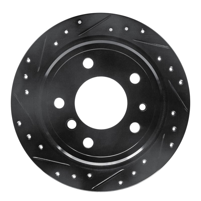 R1 Concepts — R1 81-86 BMW 735I Rear Left Drilled & Slotted Black Brake Rotor
R1 Brake Rotor Drill