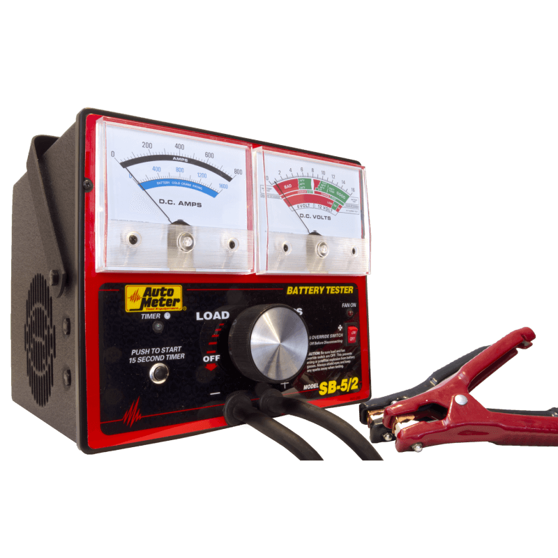 AutoMeter — Autometer Battery Tester 800 AMP w/ Unloader
BT TSTR 800A W/UNLDR