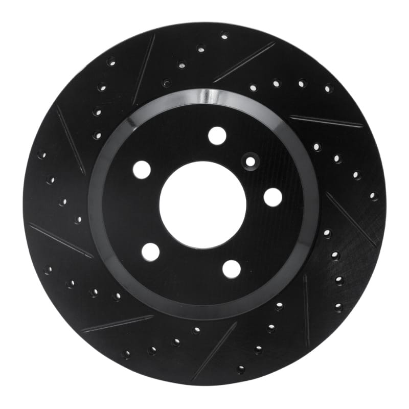 R1 Concepts — R1 06-16 Buick Lucerne Front Left Drilled & Slotted Black Brake Rotor
R1 Brake Rotor Drill