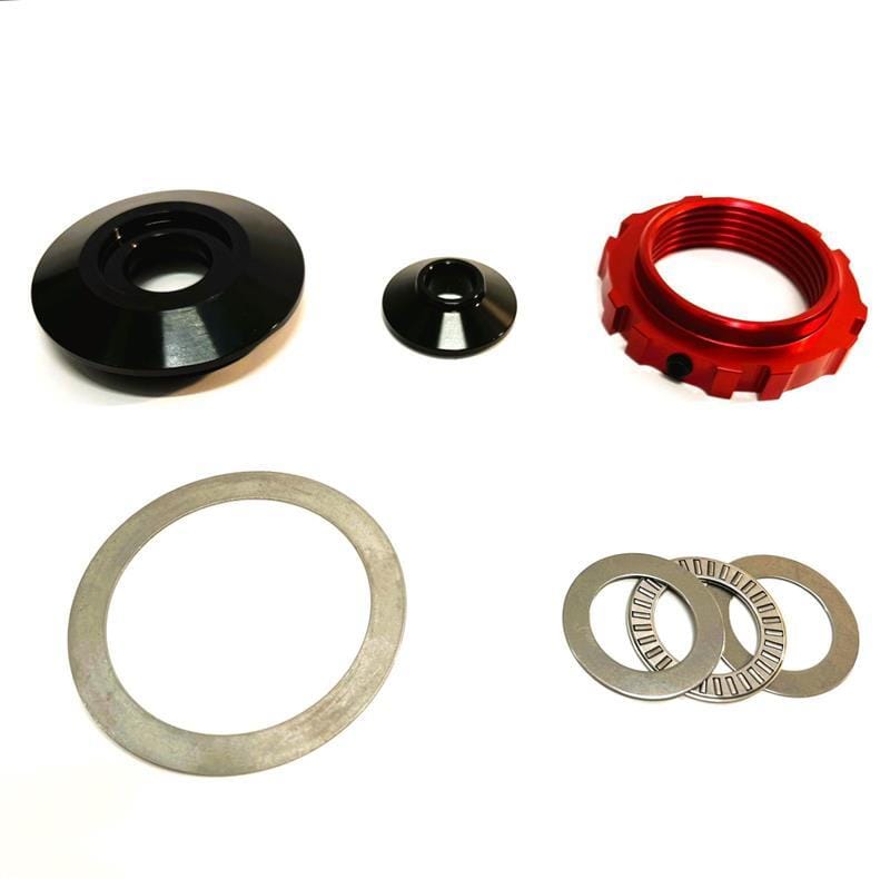 QA1 — QA1 2.205-8 TPI Coilover Conversion Kit 2.5in ITT Strut - Red Anodized Nut
Coilover Hardware
