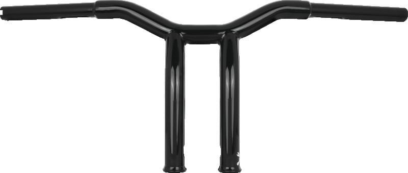 Burly Brand — Burly Brand Dominator Raked Bar 10in - Gloss Black
