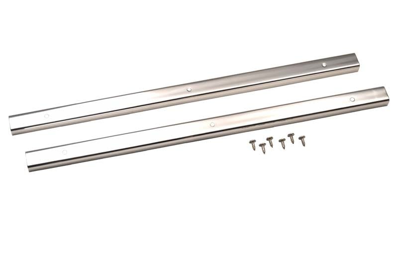 Kentrol — Kentrol 76-95 Jeep CJ7 Wrangler YJ Entry Guards Pair - Polished Silver