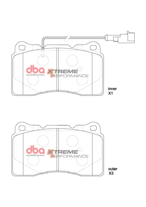 DBA — DBA 14-16 Maserati Ghibli (w/345mm Front Rotor) XP Performance Front Brake Pads
Brake Pad