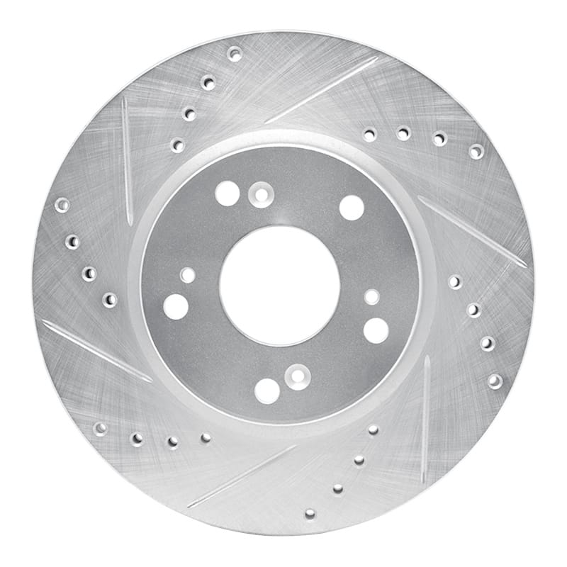 R1 Concepts — R1 03-17 Acura ILX Front Left Drilled & Slotted Silver Brake Rotor
R1 Brake Rotor Drill