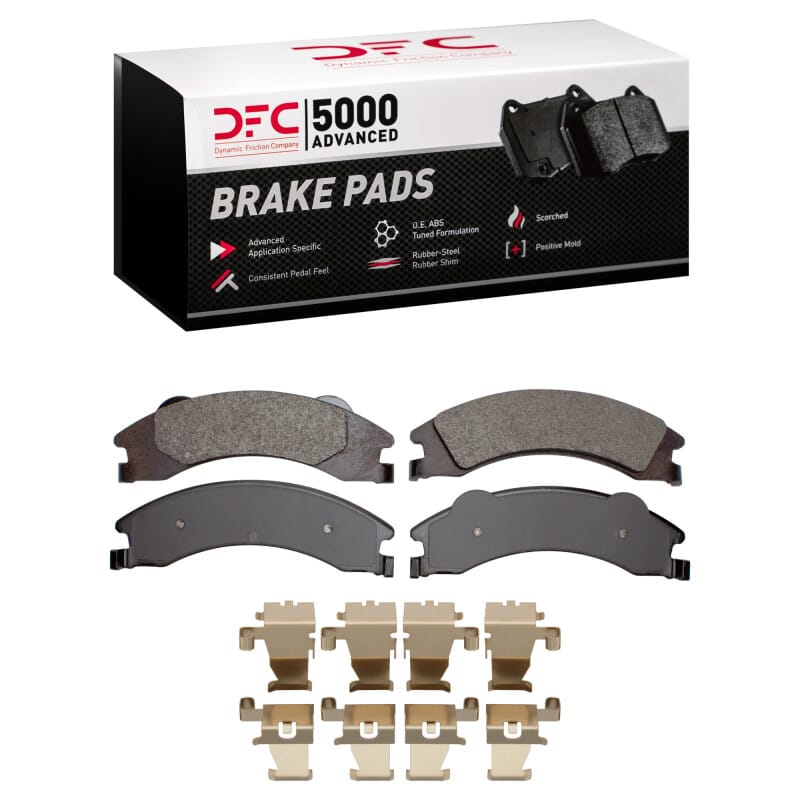 DFC — DFC 08-25 Ford E-250 Rear 5000 Advanced Semi Metallic Brake Pads and Hardware Kit
DFC Brake Pad Set