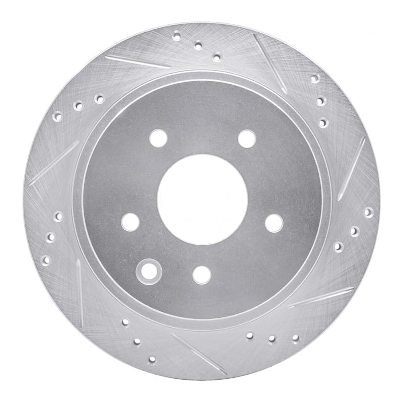 R1 Concepts — R1 02-06 Infiniti M45 Rear Right Drilled & Slotted Silver Brake Rotor
R1 Brake Rotor Drill