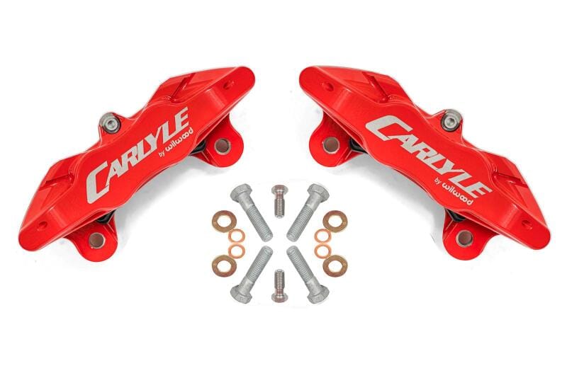 BMR Suspension — BMR 14-19 Chevrolet Corvette / 10-15 Camaro Brake Calipers Only for 15in Conversion Kit - Red