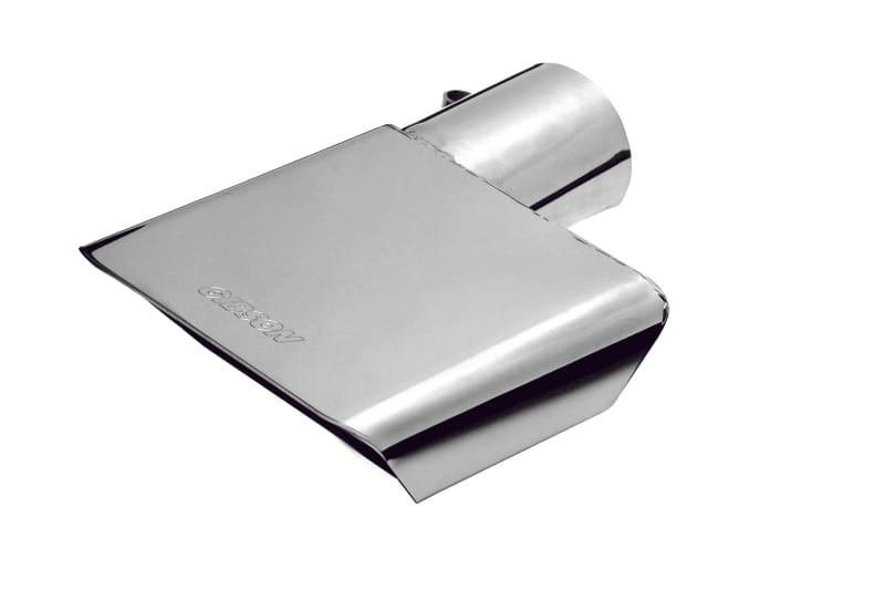 Gibson — Gibson Rectangle Sport Tip - Left - 6x2.75in OD/2.5in Inlet/6in Length - Stainless
Exhaust Tip