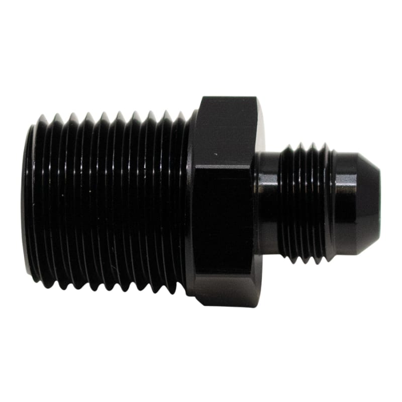 DeatschWerks — DeatschWerks 6AN Male Flare to 1/2in Male NPT Adapter - Anodized Matte Black
Lines & Fittings