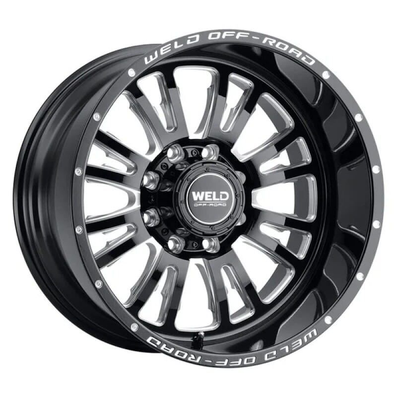 Weld — Weld Slingblade 20x9 / 8x170 BP / 0 Offset / 5 BS / 125.1 Bore Gloss Black Milled Wheel