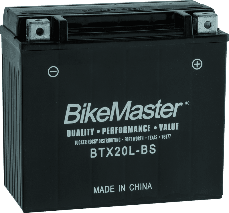 BikeMaster — BTX20L-BS Battery, 210 CCA