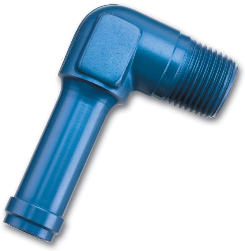 Russell — Russell Performance -8 AN 90 Degree 3/8in Pipe to 1/2in Tube Adapter
Adapter Fitting