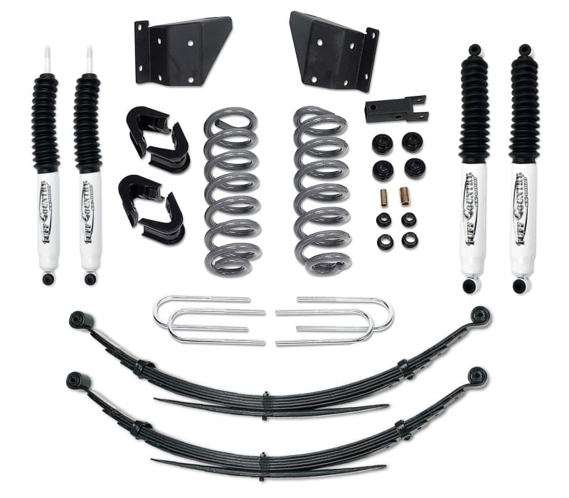Tuff Country — Tuff Country 78-79 Ford Bronco 4x4 4in Performance Lift Kit with Rear Leaf Springs (SX8000 Shocks)
Complete Kit (w/SX80