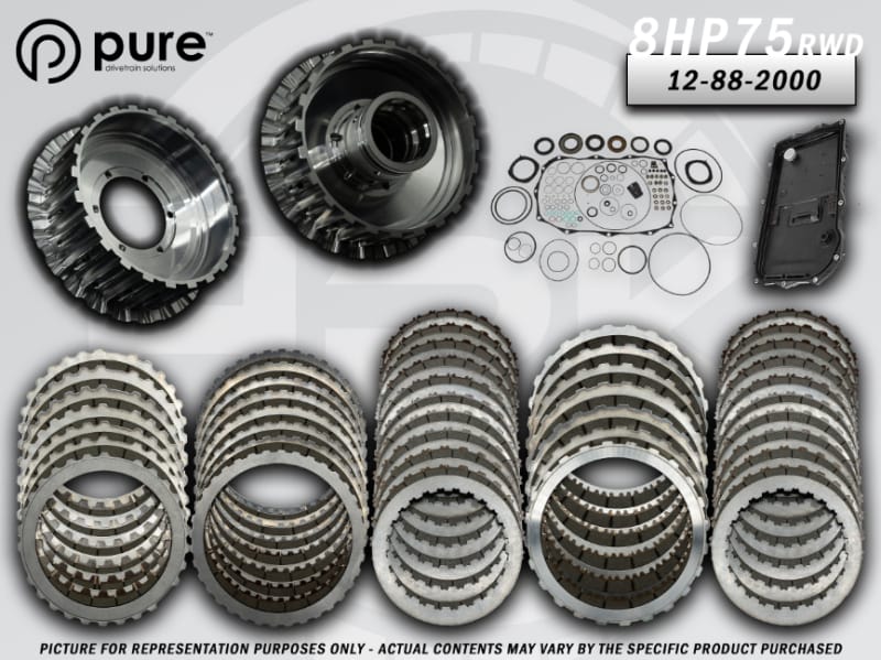 Pure Drivetrain Solutions — Pure Drivetrain 8HP75 High Performance Transmission Hard Parts Kit - RWD - Stage 2