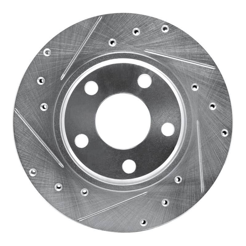 R1 Concepts — R1 90-93 Mitsubishi Galant Front Left Drilled & Slotted Silver Brake Rotor
R1 Brake Rotor Drill