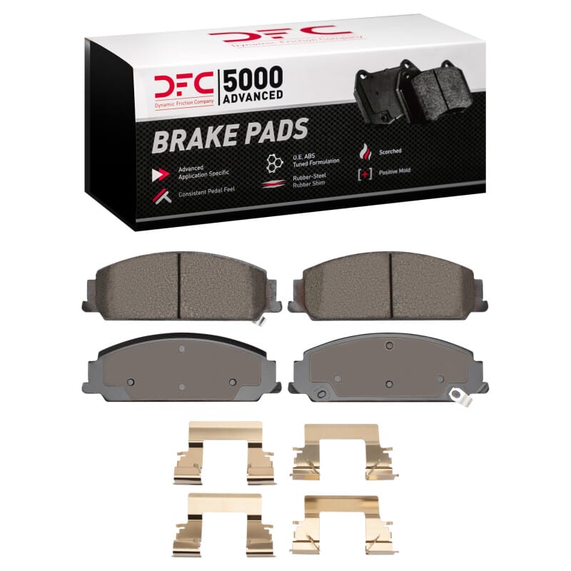 DFC — DFC 08-09 Pontiac G8 Front 5000 Advanced Ceramic Brake Pads and Hardware Kit
DFC Brake Pad Set