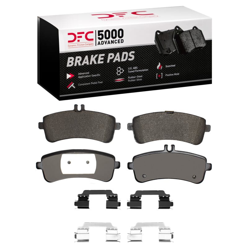 DFC — DFC 14-24 Mercedes-Benz S63 AMG Rear 5000 Advanced Low Metallic Brake Pads and Hardware Kit
DFC Brake Pad Set