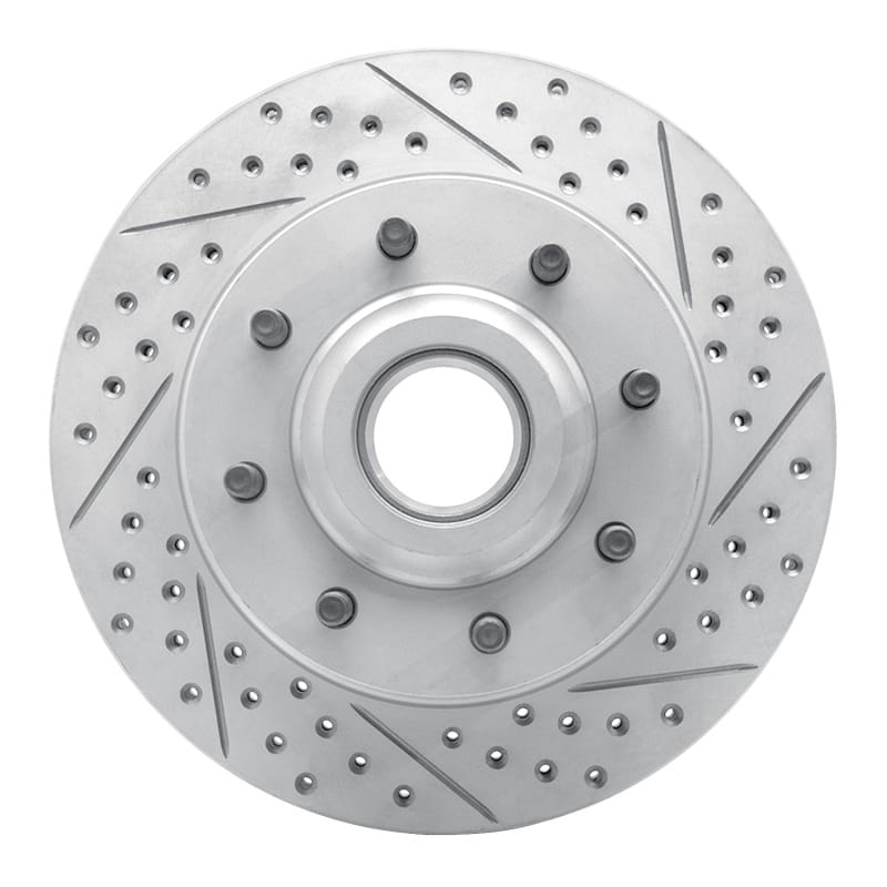 R1 Concepts — R1 06-12 Ford F-350 Super Duty 2WD Front Right Drilled & Slotted Geo-Carbon Rotor