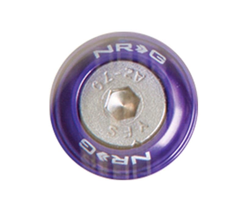 NRG — NRG Fender Washer Kit w/Rivets For Metal (Purple) - Set of 10