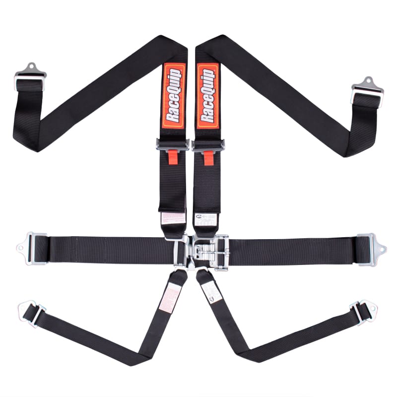 Racequip — RaceQuip Black L & L 6pt Seat Belt