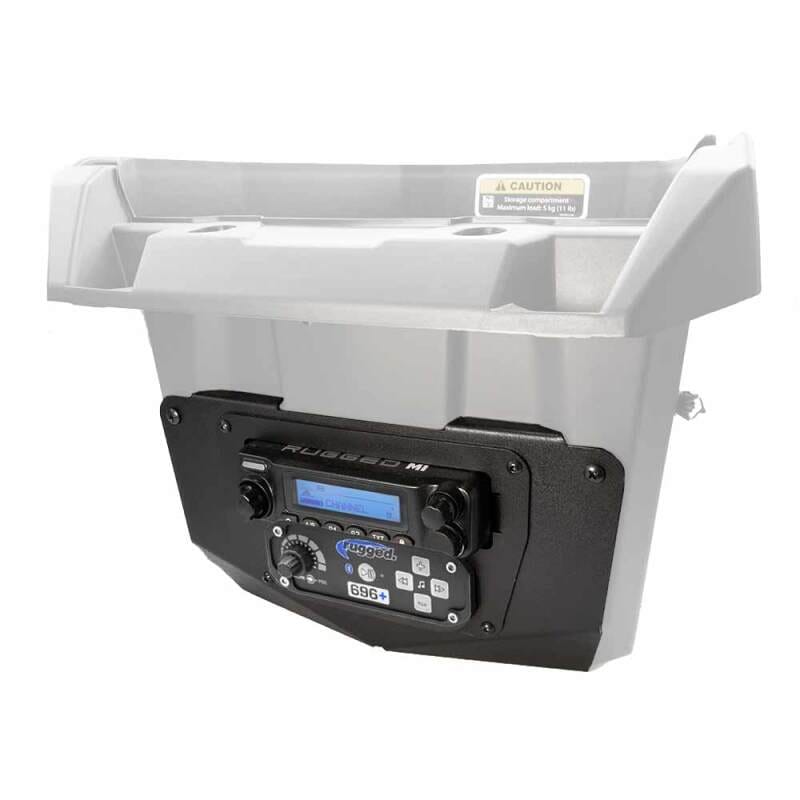 Rugged Radios — Rugged Radios Can-Am Comm/Mav Comp. Comm Kit w/ BT 2-Way - Glove Box Mount STX Stereo / G1 GMRS