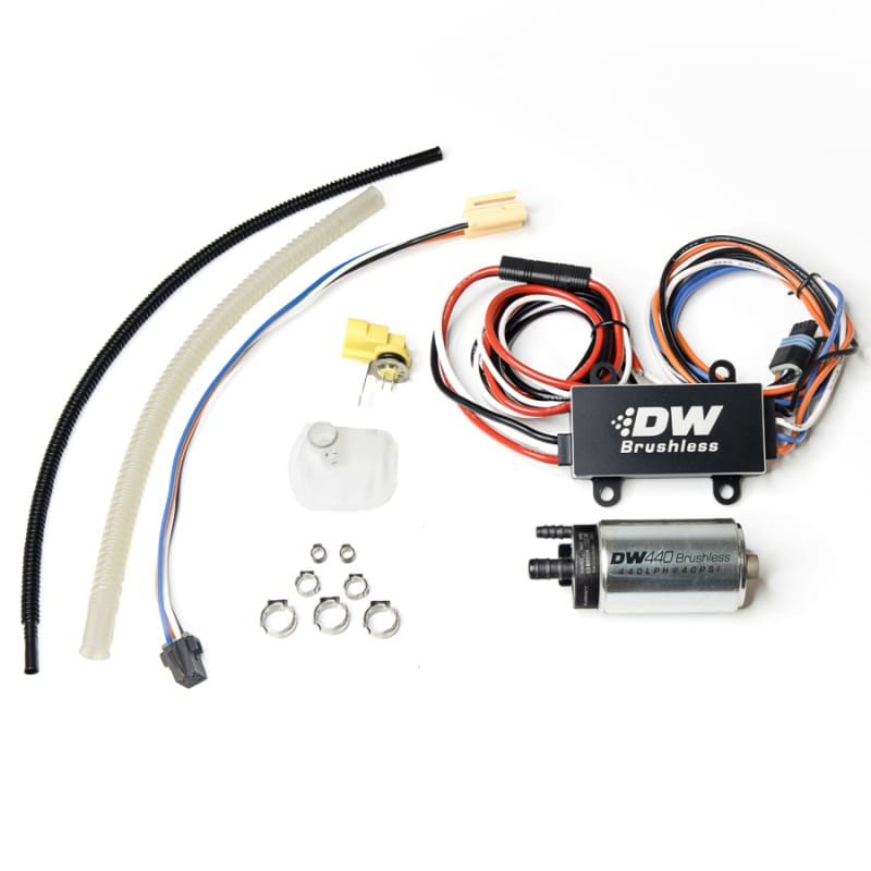 DeatschWerks — DeatschWerks 03-13 Chevy Corvette 440lph InTank Brushless Fuel Pump w/9-0909 Instl kit/C102 Contrllr
Fuel Pumps