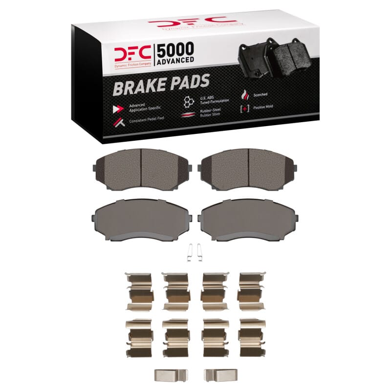 DFC — DFC 92-06 Mazda MPV Front 5000 Advanced Ceramic Brake Pads and Hardware Kit
DFC Brake Pad Set