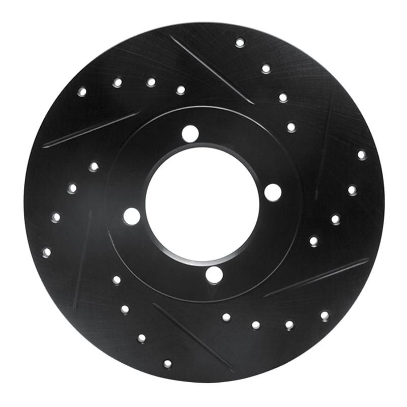 R1 Concepts — R1 74-79 Lotus Elite Front Right Drilled & Slotted Black Brake Rotor
R1 Brake Rotor Drill