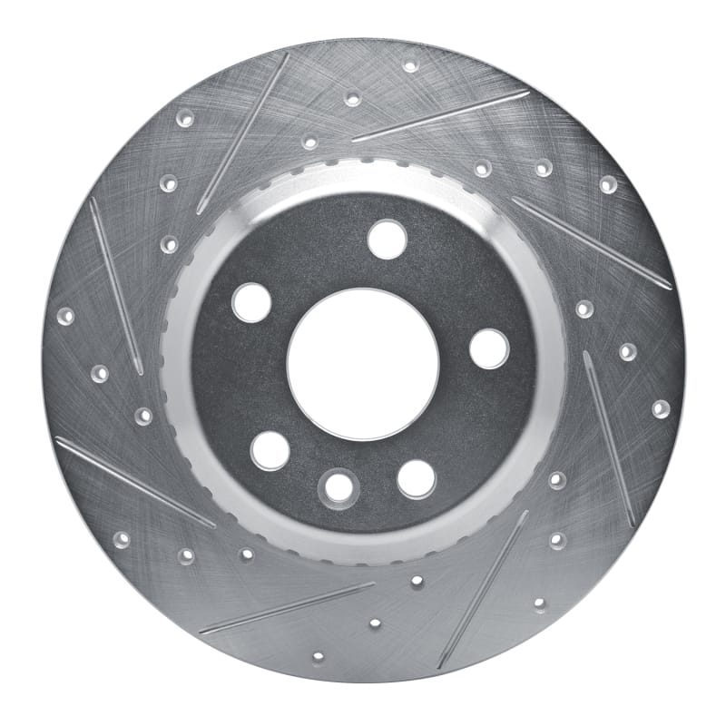 R1 Concepts — R1 20-22 Jaguar E-Pace Rear Left Drilled & Slotted Silver Brake Rotor
R1 Brake Rotor Drill