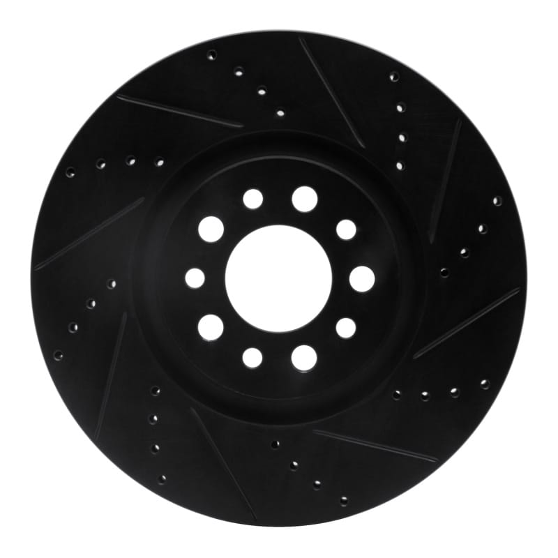 R1 Concepts — R1 14-25 Alfa Romeo Tonale Front Right Drilled & Slotted Black Brake Rotor
R1 Brake Rotor Drill