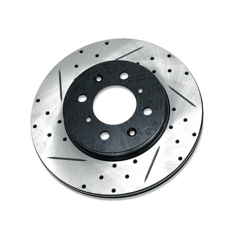 BLOX Racing — BLOX Racing Slotted And Cross-Drilled Rotor Left SIde