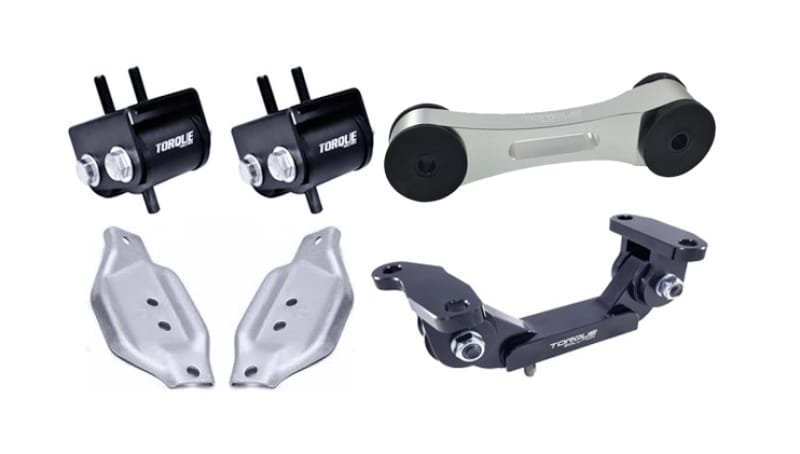 Torque Solution — Torque Solution Engine/Trans/Silver Pitch Mount Kit w/Mount Plates 02-14 Subaru WRX/2004+ Subaru STI
