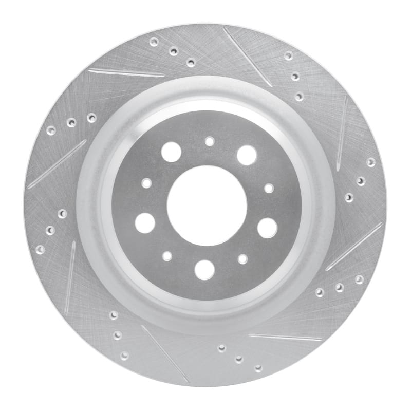 R1 Concepts — R1 17-25 Tesla Model 3 Rear Right Drilled & Slotted Silver Brake Rotor
R1 Brake Rotor Drill