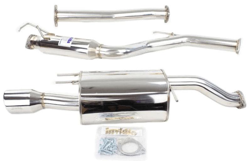Invidia — Invidia 14-15 Honda Civic Si K24 Coupe Q300 Rolled Stainless Steel Tip Cat-back Exhaust