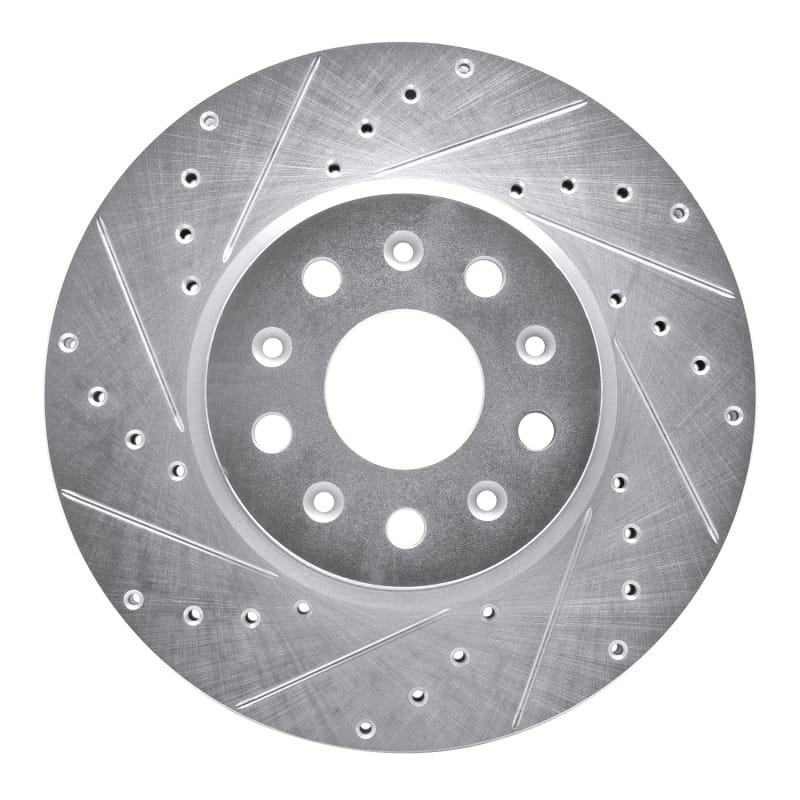 R1 Concepts — R1 16-25 Cadillac CT5 Front Left Drilled & Slotted Silver Brake Rotor
R1 Brake Rotor Drill