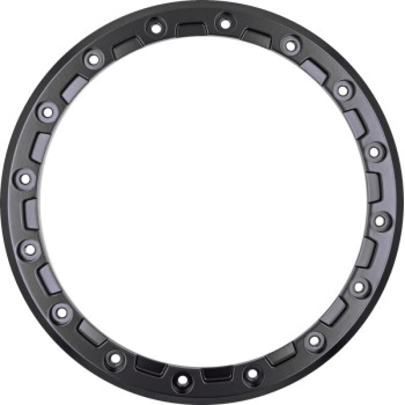 Raceline — Raceline Beadlock Ring - Podium -15in - 16 Hole - 10mm - Black