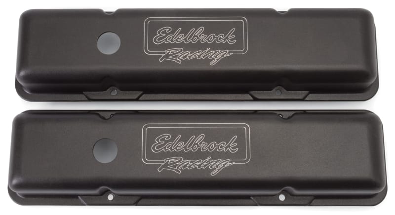 Edelbrock — Edelbrock Valve Cover Victor Series Chevrolet 1959-1986 262-400 CI V8 Low Black
ELITE