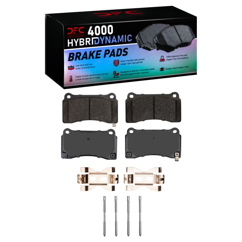 DFC — DFC 09-21 Nissan GT-R Rear 4000 HybriDynamic Brake Pads and Hardware Kit
DFC Brake Pad Set