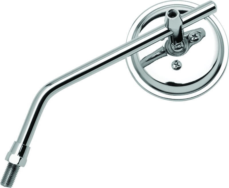 BikeMaster — BikeMaster 3in Adjustable Round Mirror 10mm - Each - Chrome