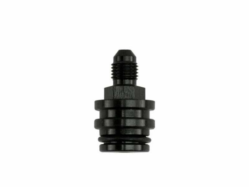 Turbosmart — Turbosmart -4AN Centre Black Oil Cap