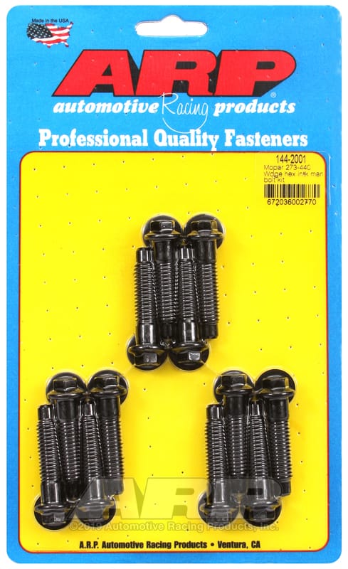 ARP — ARP Mopar 273-440 Wedge Hex Intake Manifold Bolt Kit