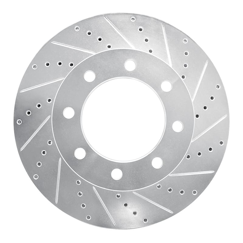 R1 Concepts — R1 2012-2025 Ford F-250 4WD (Super Duty) Front Right Drilled & Slotted Silver Brake Rotor
R1 Brake Rotor Drill