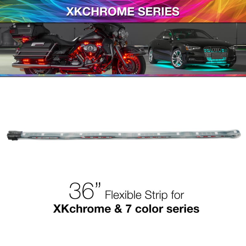 XKGLOW — XK Glow 36in Multi Color Flexible Strip for XKchrome & 7 Color Series