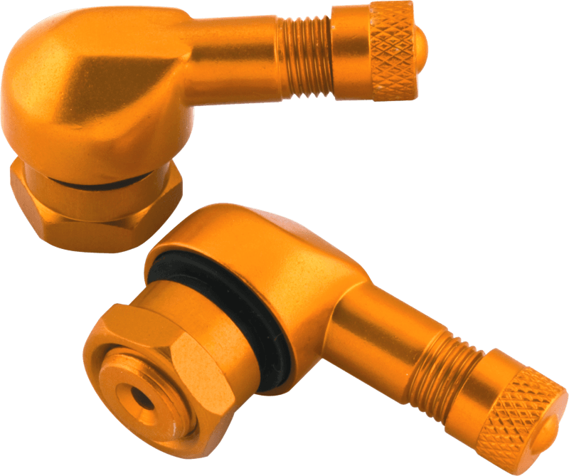 BikeMaster — BikeMaster Valve Stem 2/Piece Pack Gold