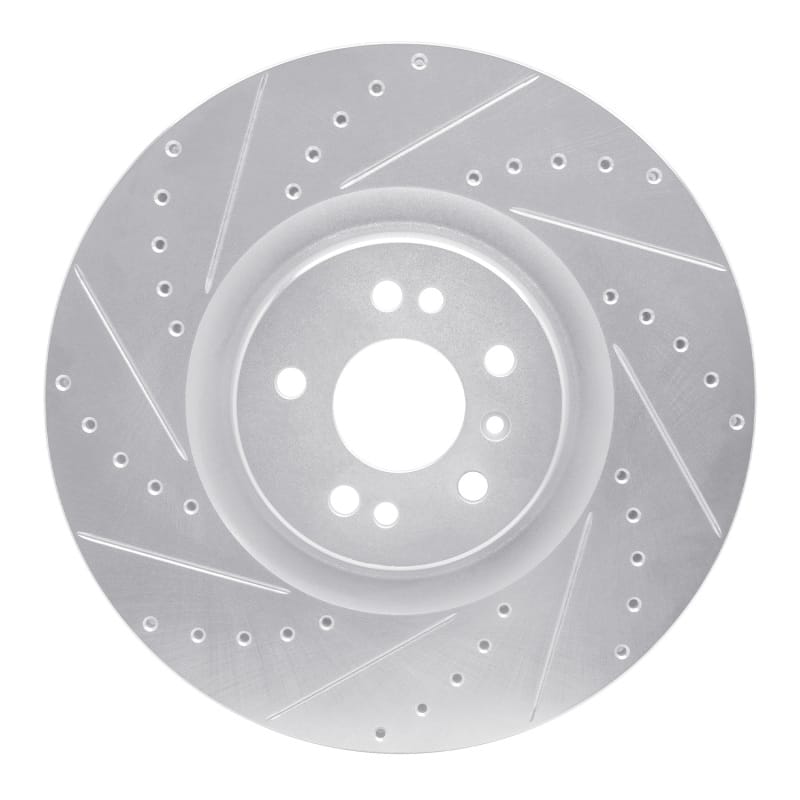 R1 Concepts — R1 07-09 Mercedes-Benz GL320 Front Left Drilled & Slotted Silver Brake Rotor
R1 Brake Rotor Drill